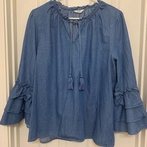 Crown & Ivy chambray dress shirt